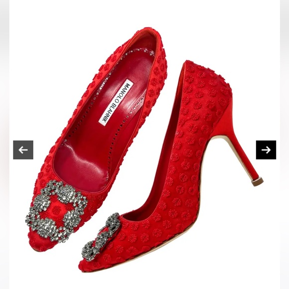 Manolo Blahnik  HANGISI 90 size 9.5 - Picture 1 of 5